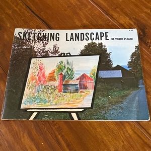 Victor Perard's Sketching Landscape Vintage art how to‎ book